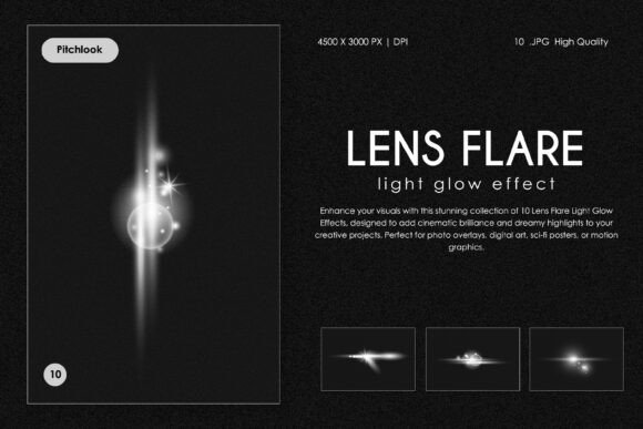 Download Lens Flare – Light Glow Effect Set - Glow effect Collection
