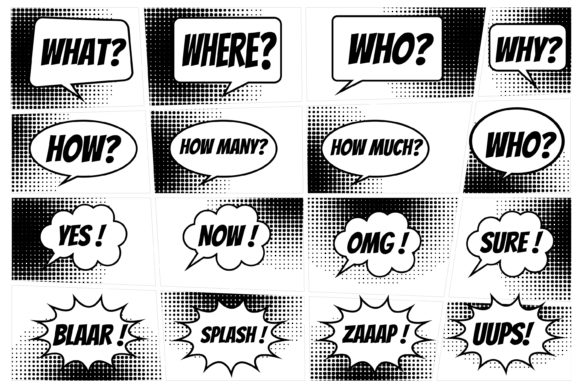 Download Comic Speech Bubble Expression Graphic - Speech Collection