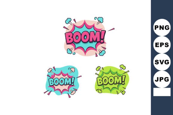 Download Comic Style Boom Explosion Speech Bubble - Speech Collection