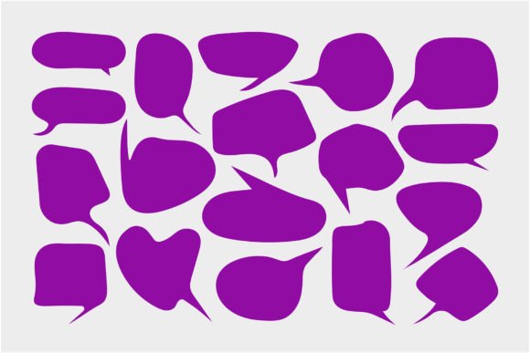 Download Message Bubble Vector. Speech Message - Speech Collection